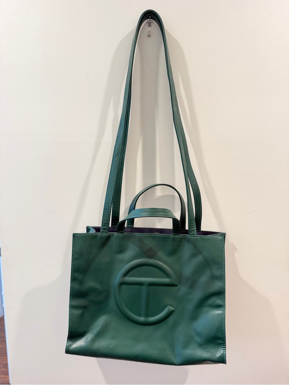 Telfar Dark Olive Medium Shopping Bag